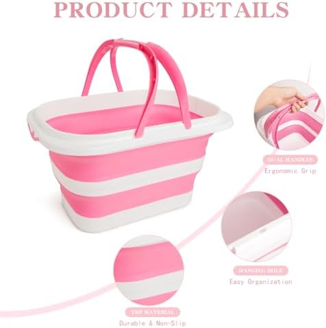 Large Collapsible Bucket for Cleaning, 4.2 Gallon Silicone Bucket - Image 3
