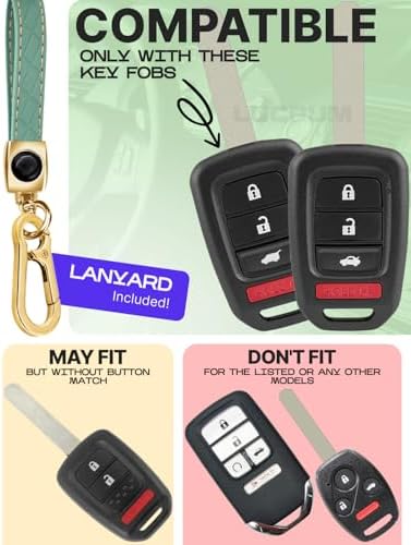 Lucrum Compatible with Honda Key Fob Cover & Keychain - Image 2