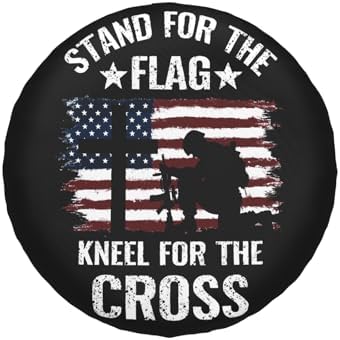 American Flag Spare Tire Cover Stand - Image 2