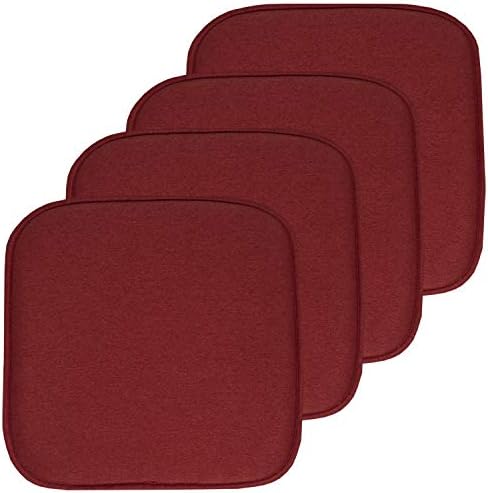Sweet Home Collection Chair Cushion Memory Foam Pads Honeycomb Pattern Slip Non by SweetHomeCollection