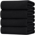 Homaxy 100% Cotton Oversized Waffle Weave Kitchen Towels 4-Pack by Homaxy
