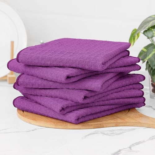 Homaxy Microfiber Kitchen Towels and Dishcloths Sets, 8 Pack - Image 6