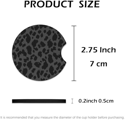 KARREAL 2 Pcs Car Cup Coasters - Image 3