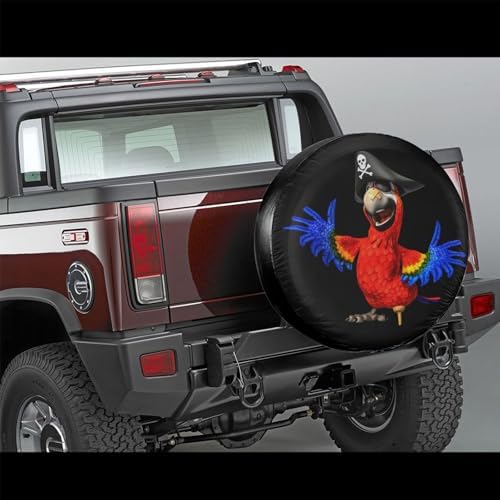 Parrot Pirate Spare Tire Cover Waterproof Sun Protection Fit 17 Inches - Image 5