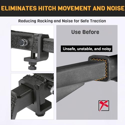 Anti Rattle Hitch Tightener 2 Inch, Trailer Hitch Anti Rattle Device, Heavy - Image 3