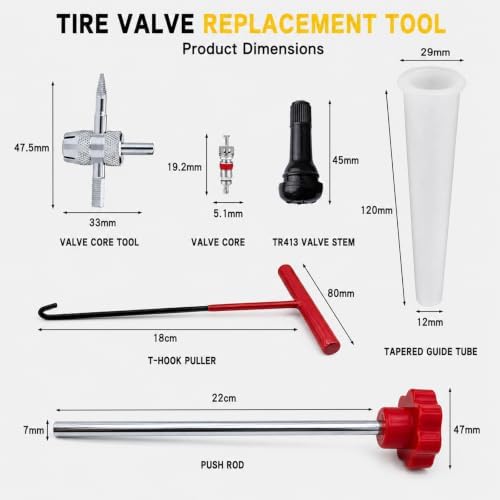 Quick Change Tire Valve Core Tool Kit - Image 2