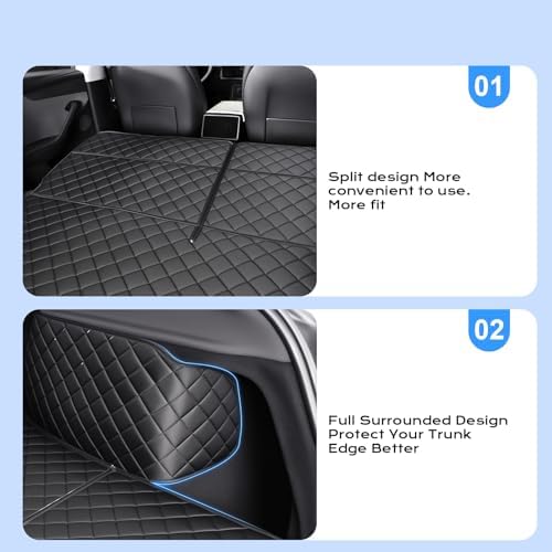 for Tesla Model Y Juniper Cargo Liner Trunk Pet Mat - Image 4