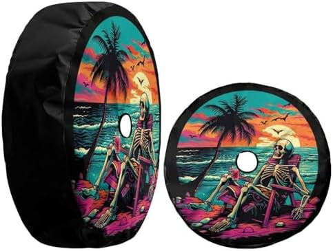 Delerain Skeleton Beach Chair Spare Tire Cover - Image 3
