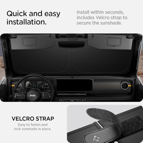 Spigen Triple-Coated CryoShade Front Windshield Sunshade Designed - Image 3