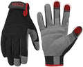 HANDLANDY Work Gloves for Men & Women, Utility Mechanic Working Gloves Touch by HANDLANDY