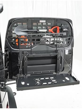for Land Rover Defender 90/110/130 2020-2025 Tailgate Storage Rack Folding - Image 5