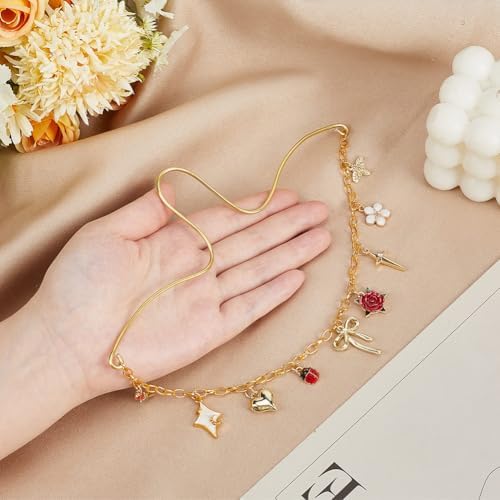 Rearview Mirror Charm for Car Aluminum Chain - Image 3