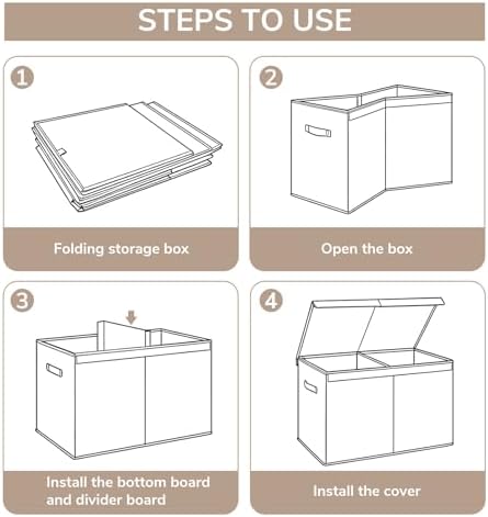 INDRESSME 122L Large Toy Storage Box - Image 6