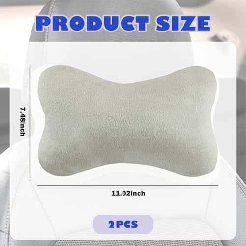 2PCS Car Headrest Pillow, Soft & Comfortable Car Neck Pillow - Image 2