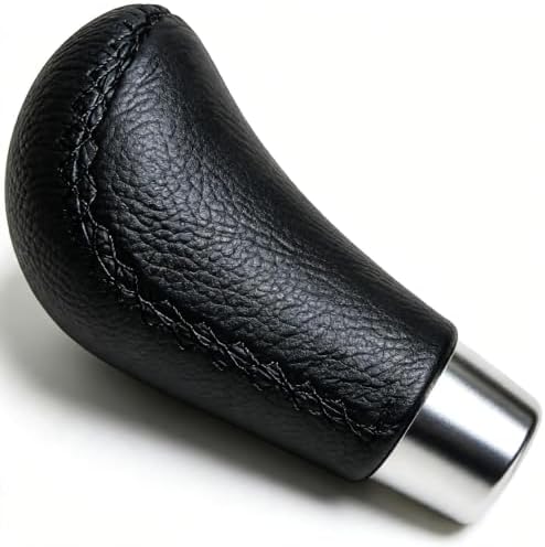 Lunsom Leather Car Shifting Head Type R Alloy Most Car Gear Shift Lever Knob - Image 4