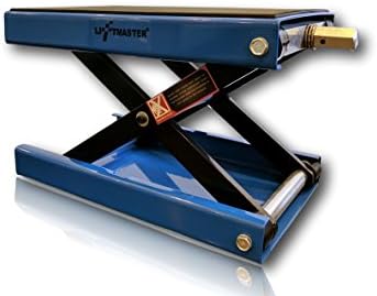 LiftMaster Wide Deck Motorcycle Center Scissor Lift Jack Hoist Stand Bikes ATVs - Image 2