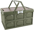 Outdoor Dog Toy Bin wtih Handles, Collapsible Dog Stuff Organizer Portable by Brabtod
