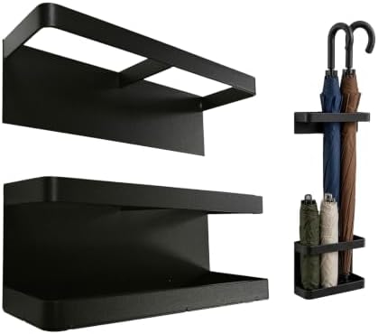Metal Wall Mounted Umbrella Storage, Umbrella Holder by Unknown