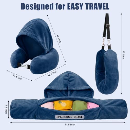 Stuffable Travel Neck Pillow - Image 4
