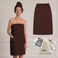 Luxury Organic Japanese Cotton Waffle Body Towel Wrap by KOSMU