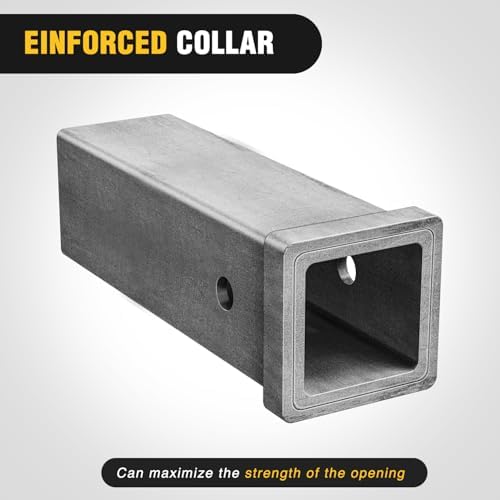Nilight Hitch Adapter 1-1/4" x 6" Combo Bar Trailer Receiver Tube | Weld-on Raw - Image 5