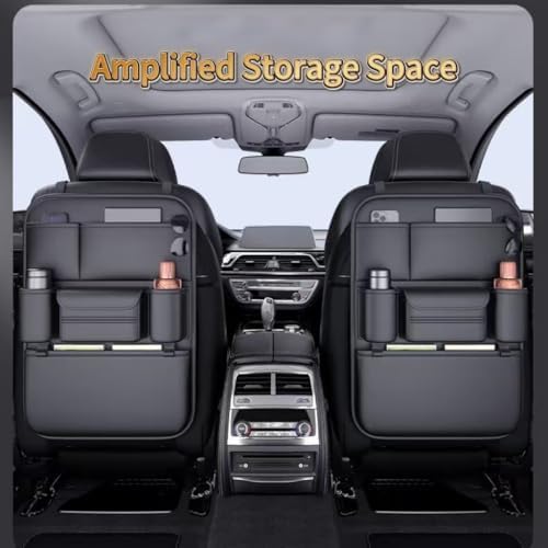 Leather Car Seat Organizer for Cars, SUV & Truck - Image 5