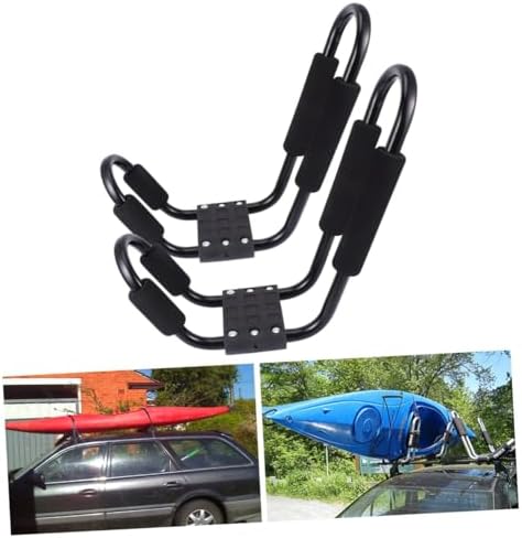 2 Pack J Shaped Kayak Roof Rack, J Form Canoe Snowboard Carrier Bracket - Image 7