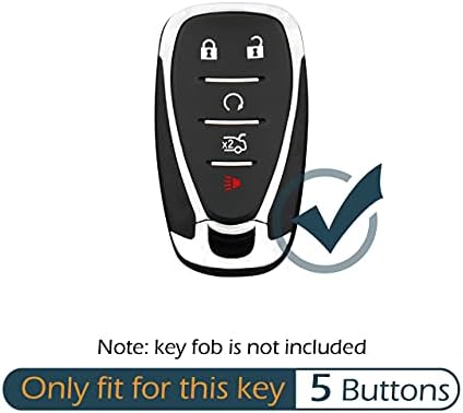 2 Pcs Silicone Key Fob Cover Remote Case Keyless Protector Compatible - Image 2