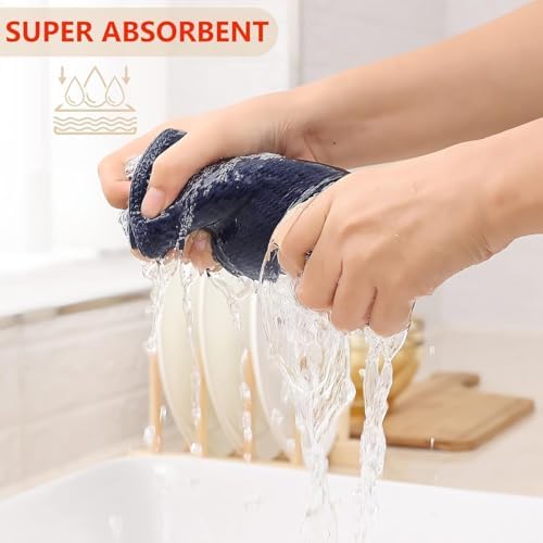 Kitinjoy 100% Cotton Waffle 12-Pack Kitchen Towels - Image 3