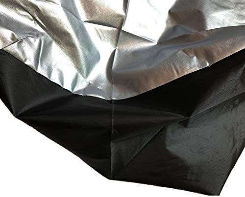 Car Black Sliver 13-19'' Spare Tire Tyre Wheel Cover Bag - Image 6