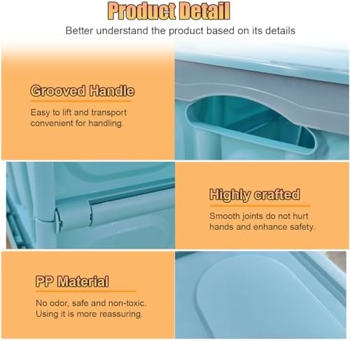 Car Trunk Organizer, Foldable Plastic Cargo Storage Box - Image 3