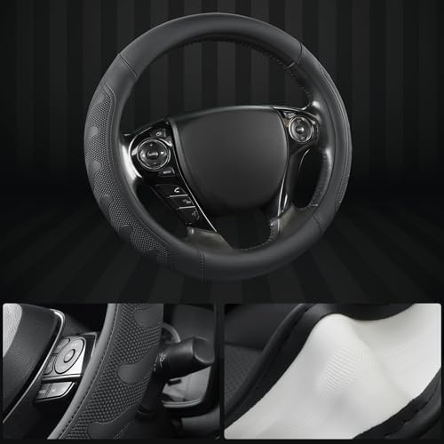 GIANT PANDA Microfiber Leather Steering Wheel Cover - Image 4