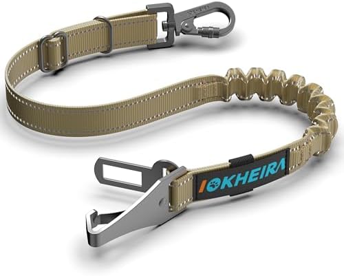 IOKHEIRA Dog Seat Belt 3-in-1 Car Harness by IOKHEIRA