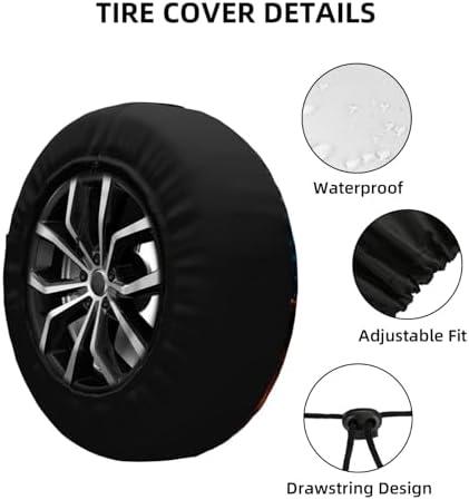 Sea Turtle Spare Tire Cover Weatherproof Wheel Protectors Universal Wheel Covers - Image 3