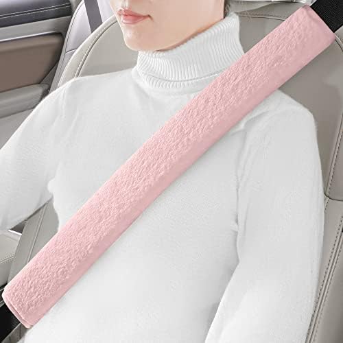 LACDL Extra Long Seatbelt Cover Super Soft Furry by LeadingAComfortableDrivingLife