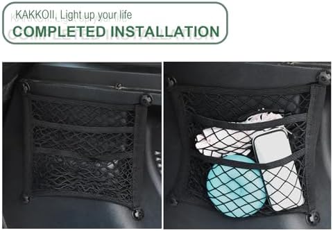3 Layer Small Cargo Net, Cargo Storage Pocket Net, Mesh Elastic Pouch Organizer - Image 5