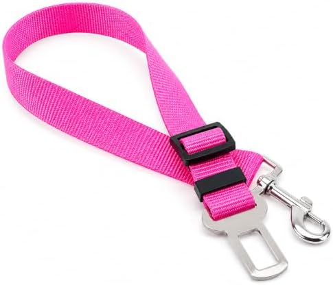 Adjustable Dog Car Seat Belt, Metal Snap Hook, Pet Safety Belt by Unknown