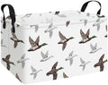 Rectangular Storage Basket Nursery Toy Organizer Mallard Duck by LANGYASHAN