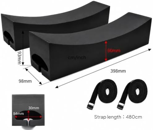 2 Pieces Non-Slip Foam Roof Rack Blocks, Style to 1 - Image 7