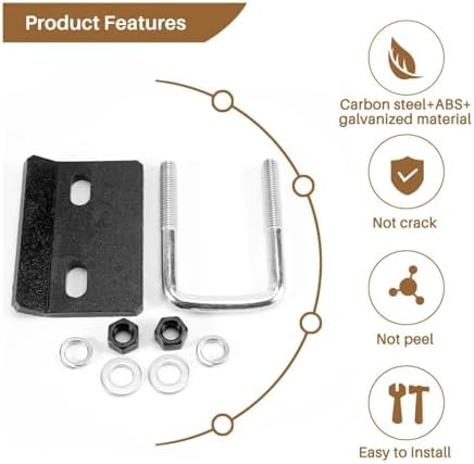 Hitch Tightener Anti Rattle Stabilizer Steel Heavy Duty Rust Free Tow Clamp 2 - Image 3