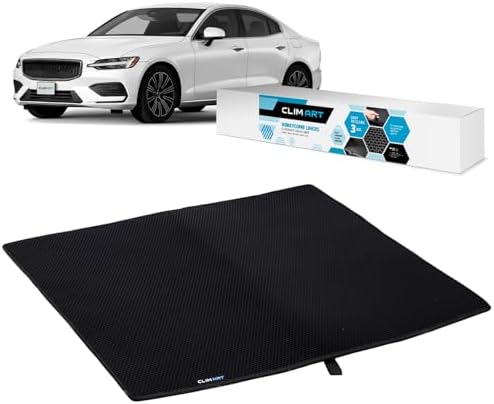 CLIM ART Cargo Liner for Volvo S60 2019-2026 Custom Fit Trunk Mat, Honeycomb by CLIMART