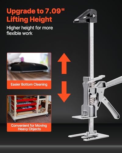 VEVOR Labor Saving Arm Jack, Lifting up to 7.1", Metal Hand Lifting Jack Tool - Image 2