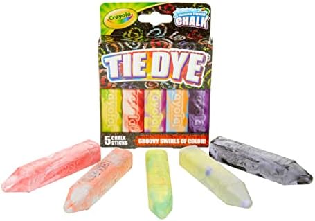 Crayola Tie Dye Chalk 5ct - Image 2