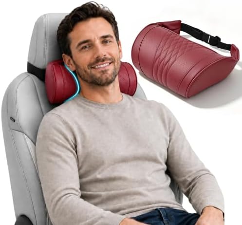 Universal Memory Foam Car Headrest Neck Pillow, Ergonomic Memory Foam Car by VUCHEET