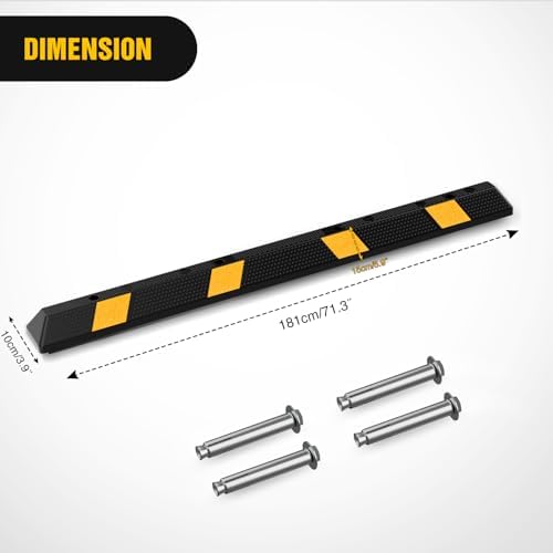 Nilight 72-Inch Parking Curb - Image 2