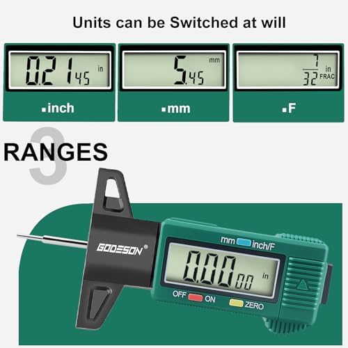 GODESON Tire Tread Depth Gauge - Image 3