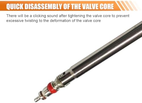 2PCS Tire Valve Core Torque Tool, Single Head Valve Core Removal Tool, Schrader - Image 4