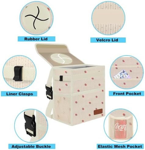 Femuar Leak Proof Car Trash Can - Image 3