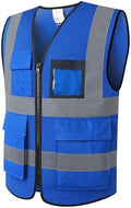 Hi Vis Reflective Safety Vest for Men Women by Ekkosafety