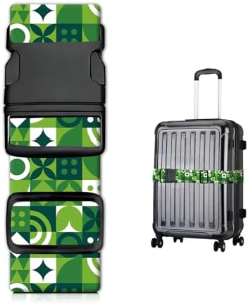 Luggage Straps for Suitcases, Heavy Duty Travel Belt by JYCardPKT